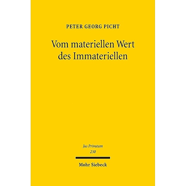Vom materiellen Wert des Immateriellen, Peter Georg Picht