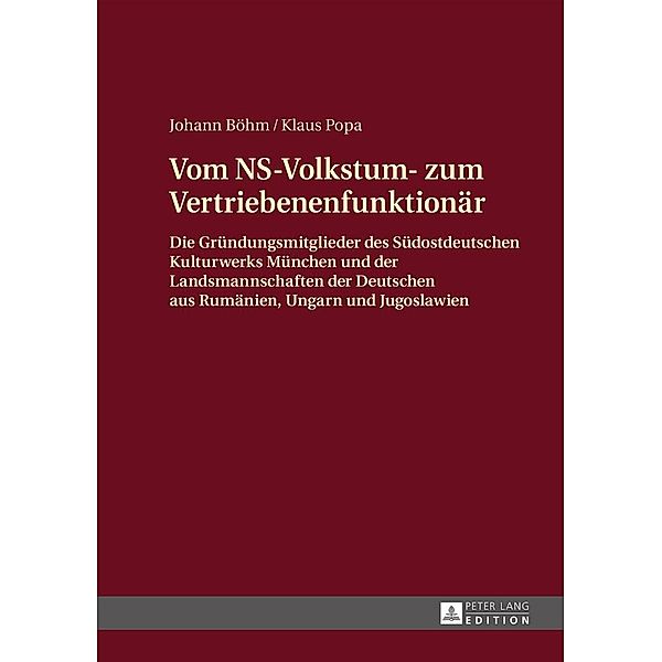 Vom NS-Volkstum- zum Vertriebenenfunktionaer, Bohm Johann Bohm