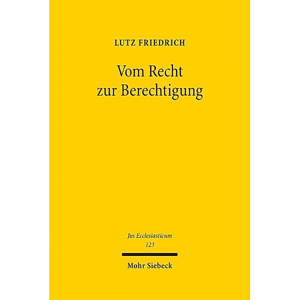 Vom Recht zur Berechtigung, Lutz Friedrich