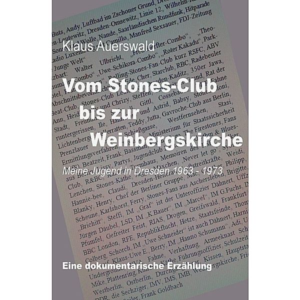 Vom Stones-Club bis zur Weinbergskirche, Klaus Auerswald