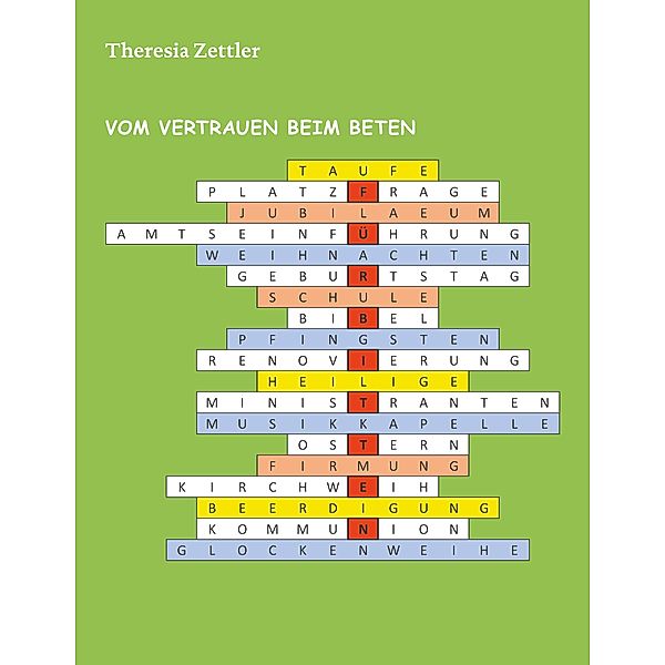 Vom Vertrauen beim Beten, Theresia Zettler