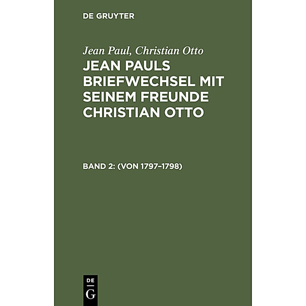(Von 1797-1798), Jean Paul, Christian Otto