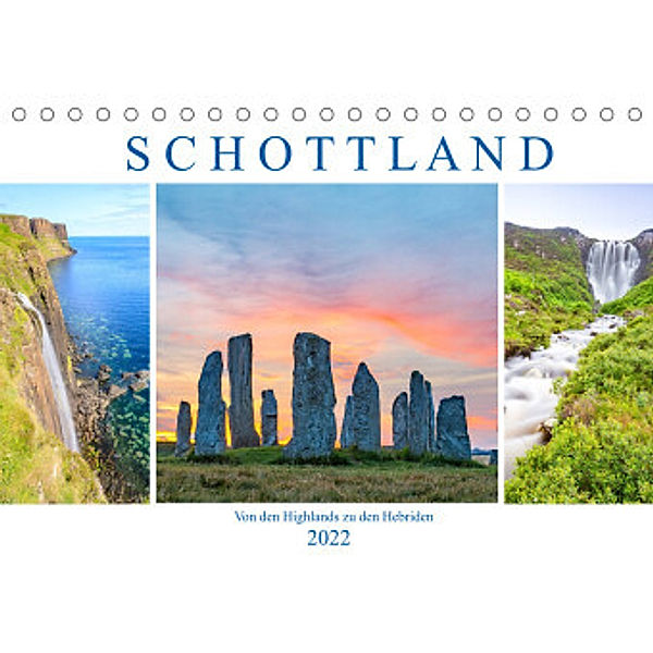 Von den Highlands zu den Hebriden (Tischkalender 2022 DIN A5 quer), Harald Schnitzler