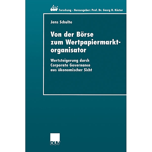 Von der Börse zum Wertpapiermarktorganisator, Jens Schulte