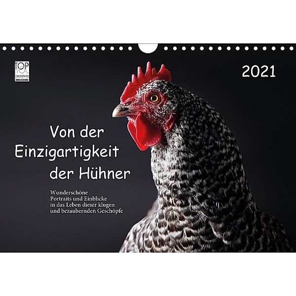 Von der Einzigartigkeit der Hühner 2021 (Wandkalender 2021 DIN A4 quer), Birte Peters