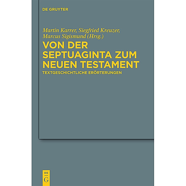 Von der Septuaginta zum Neuen Testament