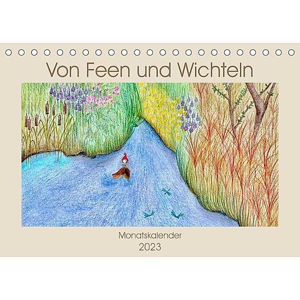 Von Feen und Wichteln (Tischkalender 2023 DIN A5 quer), chrisden