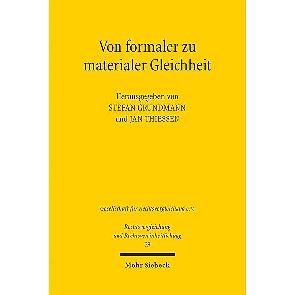 Von formaler zu materialer Gleichheit