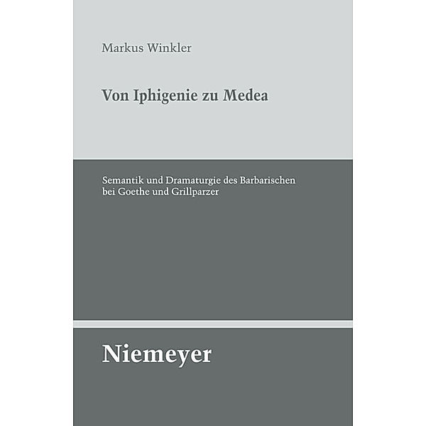 Von Iphigenie zu Medea, Markus Winkler