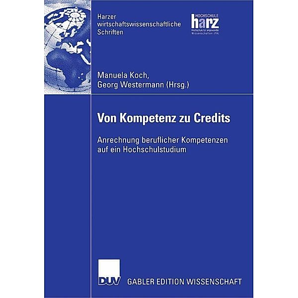 Von Kompetenz zu Credits / Harzer wirtschaftswissenschaftliche Schriften