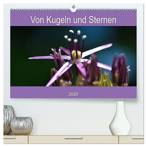 Von Kugeln und Sternen (hochwertiger Premium Wandkalender 2025 DIN A2 quer), Kunstdruck in Hochglanz, Calvendo, Isabell Kull