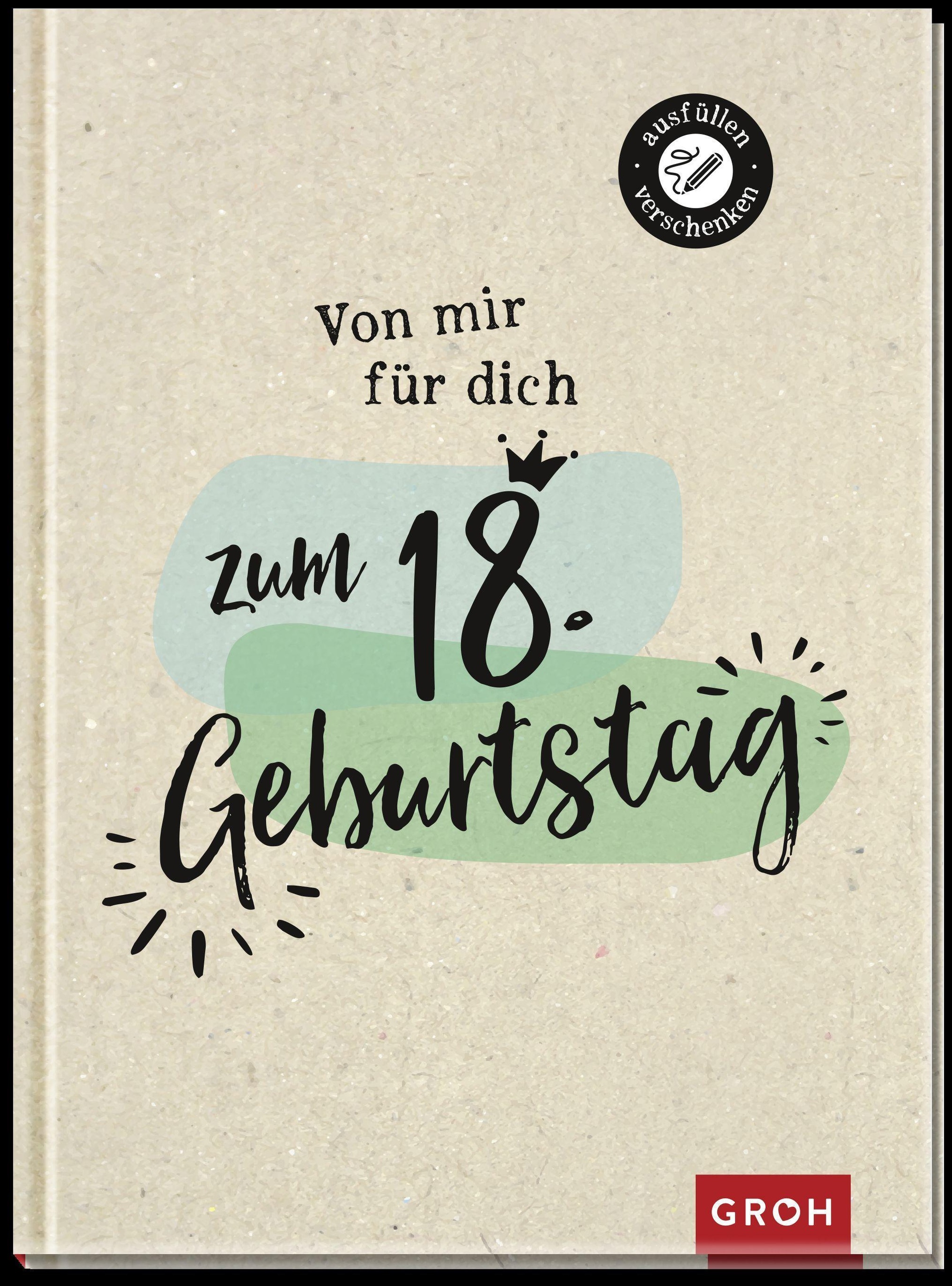 Von mir für dich zum 18. Geburtstag bestellen | Weltbild.de