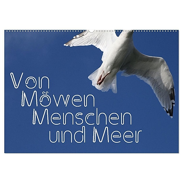 Von Möwen, Menschen und Meer (Wandkalender 2024 DIN A2 quer), CALVENDO Monatskalender, Maria Reichenauer