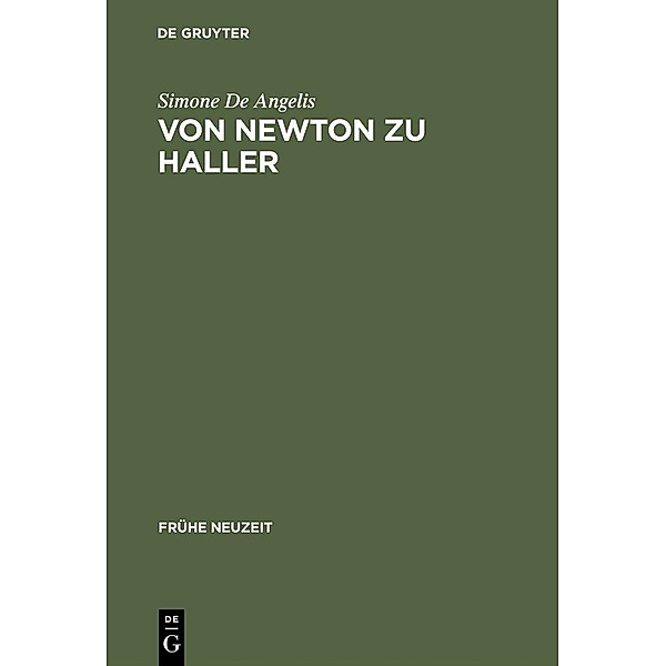 Von Newton zu Haller / Frühe Neuzeit Bd.74, Simone de Angelis
