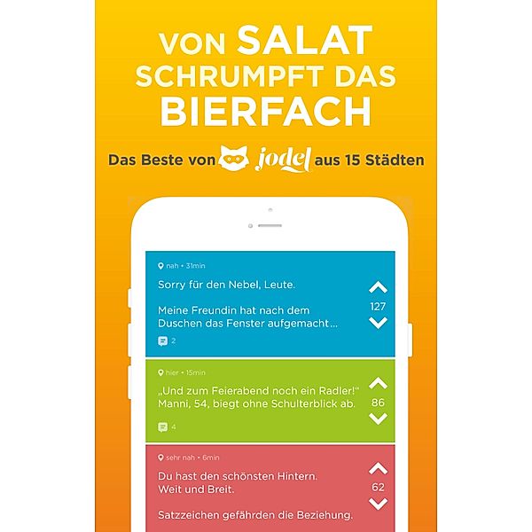 Von Salat schrumpft das Bierfach, Julian Nebel