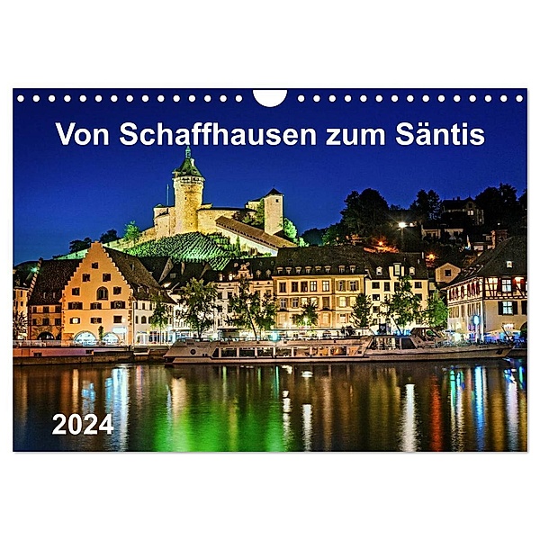 Von Schaffhausen zum Säntis (Wandkalender 2024 DIN A4 quer), CALVENDO Monatskalender, ap-photo