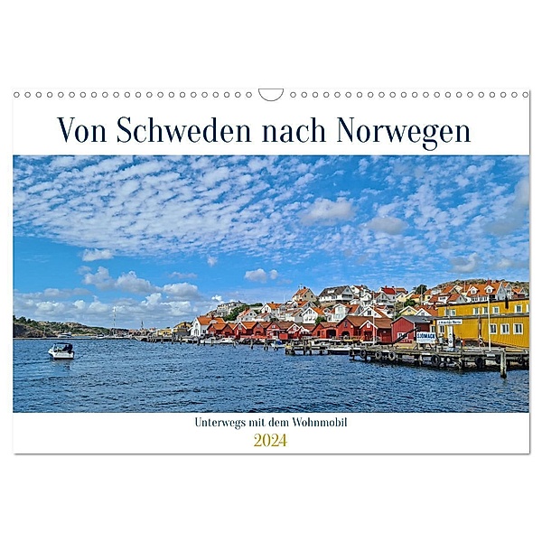 Von Schweden nach Norwegen mit dem Wohnmobil unterwegs (Wandkalender 2024 DIN A3 quer), CALVENDO Monatskalender, Baete Bussenius