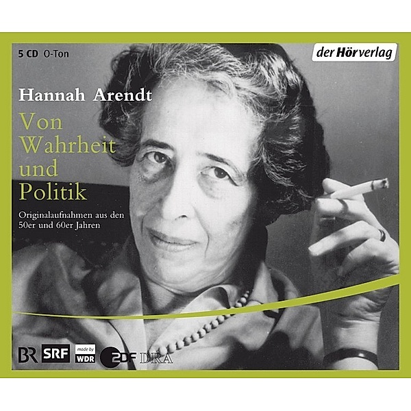 Von Wahrheit und Politik,5 Audio-CDs, Hannah Arendt