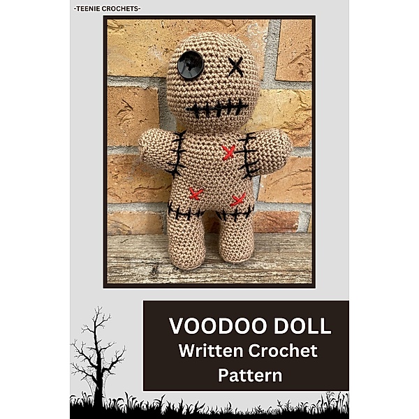 Voodoo Doll - Written Crochet Pattern, Teenie Crochets