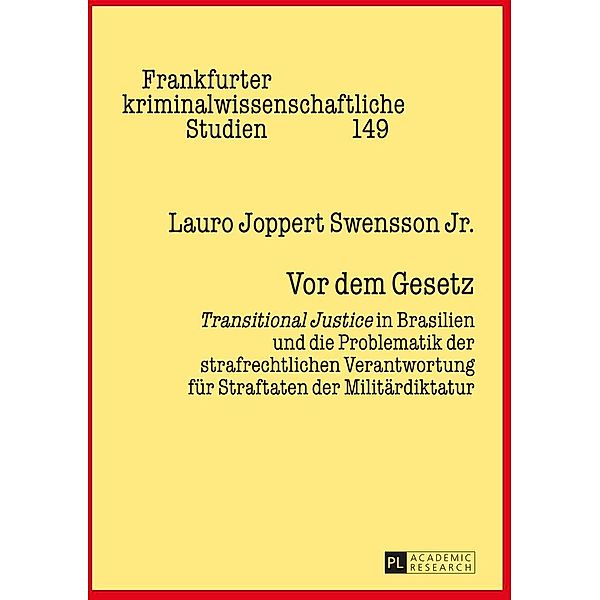 Vor dem Gesetz, Swensson Jr. Lauro Joppert Swensson Jr.