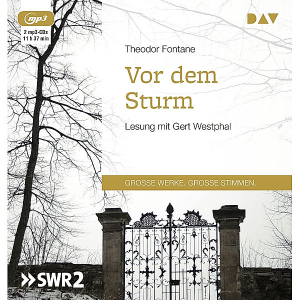Vor dem Sturm,2 Audio-CD, 2 MP3, Theodor Fontane