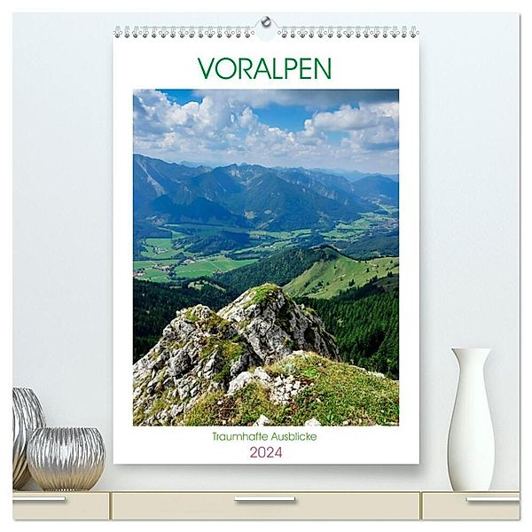 Voralpen (hochwertiger Premium Wandkalender 2024 DIN A2 hoch), Kunstdruck in Hochglanz, Anette Jäger