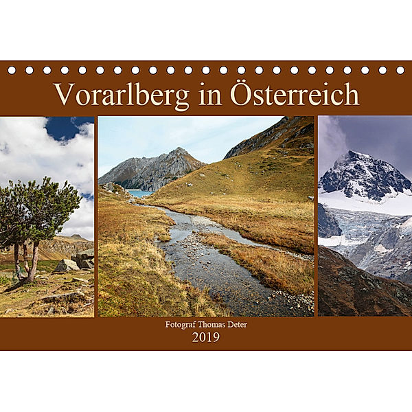 Vorarlberg in Österreich (Tischkalender 2019 DIN A5 quer), Thomas Deter