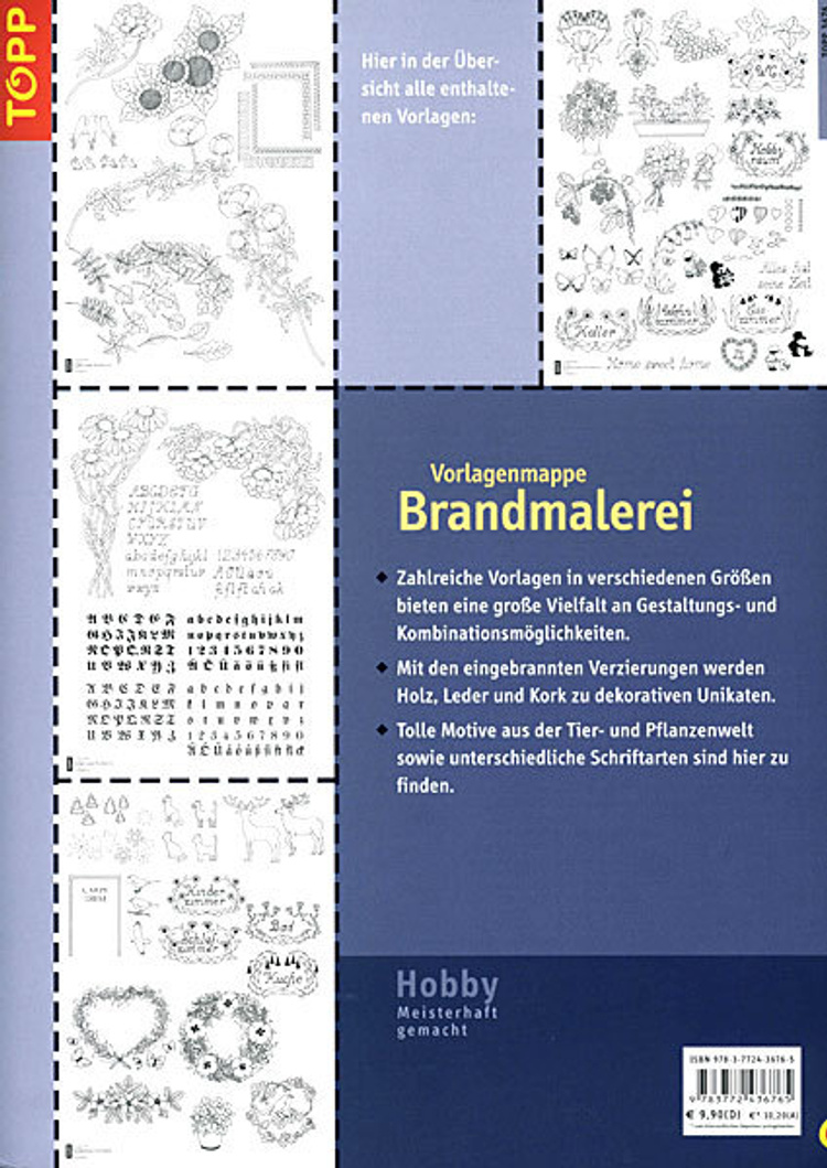Vorlagenmappe Brandmalerei Topp Buchreihe Bd.3676 kaufen