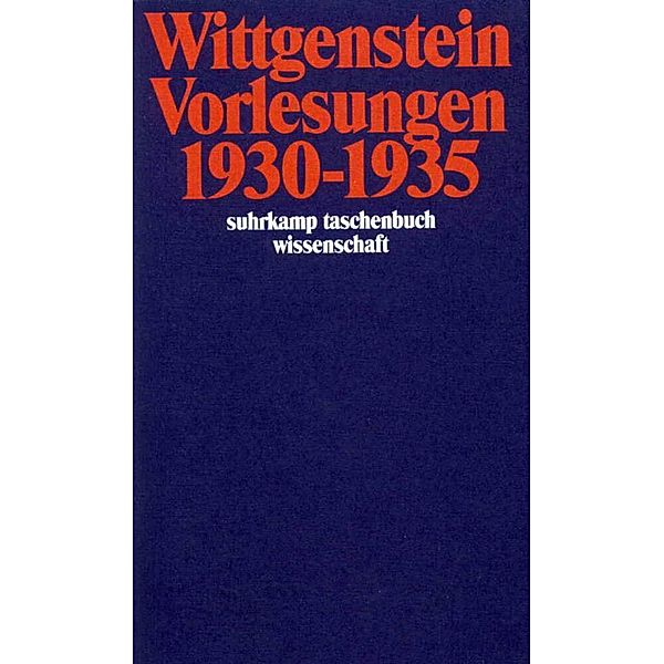 Vorlesungen 1930-1935, Ludwig Wittgenstein