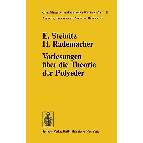 Vorlesungen über die Theorie der Polyeder, Ernst Steinitz