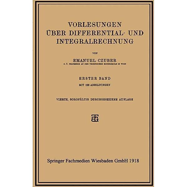 Vorlesungen über Differential- und Integralrechnung, Emanuel Czuber