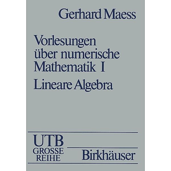 Vorlesungen über numerische Mathematik, MAESS