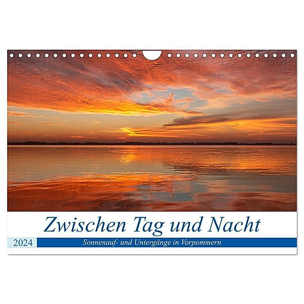 Vorpommern zwichen Tag und Nacht (Wandkalender 2024 DIN A4 quer), CALVENDO Monatskalender, Uwe Kantz