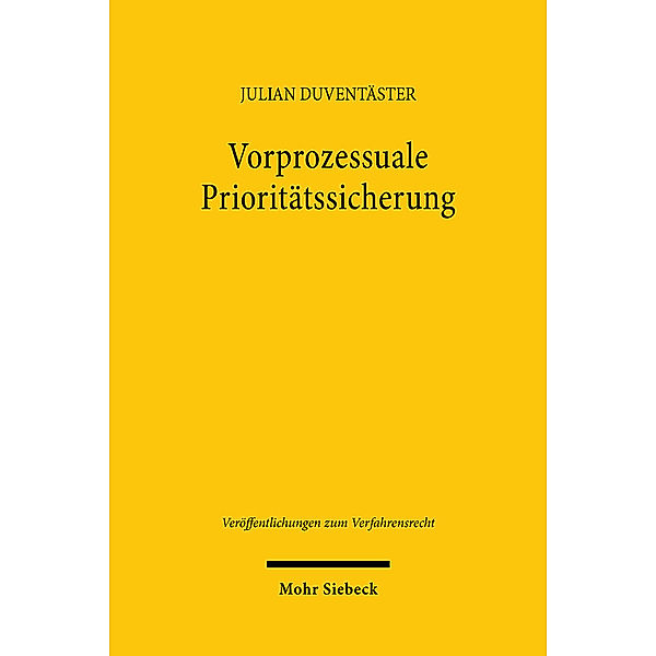 Vorprozessuale Prioritätssicherung, Julian Duventäster