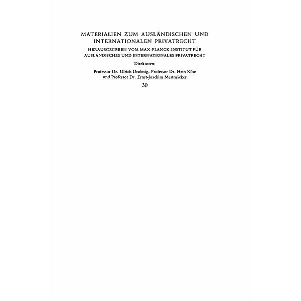 Vorschläge und Gutachten zur Reform des deutschen internationalen Personen-, Familien- und Erbrechts, Günther Beitzke