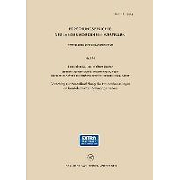 Vorschlag zur Vereinheitlichung der Hauptabmessungen an handelsüblichen Zahnradgetrieben / Forschungsberichte des Landes Nordrhein-Westfalen Bd.894, Wolfram Lindner