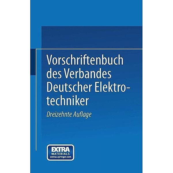 Vorschriftenbuch des Verbandes Deutscher Elektrotechniker, Generalsekretariat des VDE