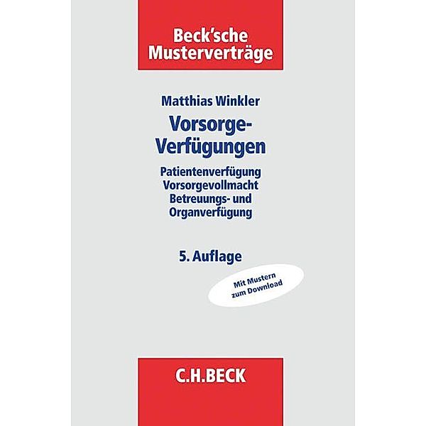 Vorsorgeverfügungen, Matthias Winkler