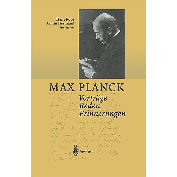 Vorträge Reden Erinnerungen, Max Planck