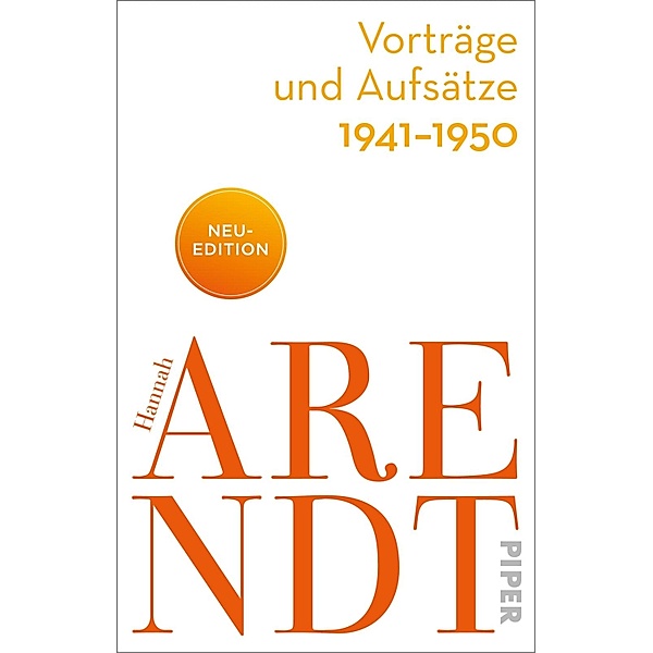 Vorträge und Aufsätze 1941-1950, Hannah Arendt
