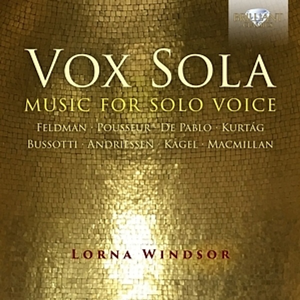 Vox Sola-Music For Solo Voice, Lorna Windsor