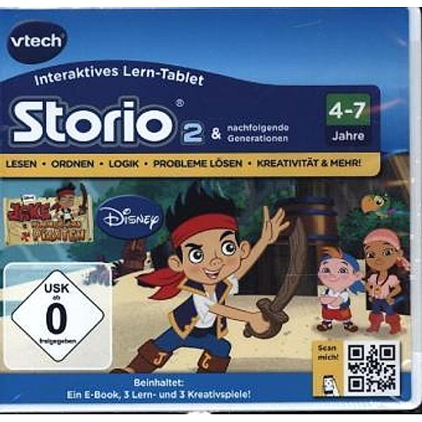 Vtech - Storio 2 Lernspiel (Ausführung: Jake und die Nimmerland Piraten)