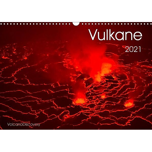 Vulkane 2021 (Wandkalender 2021 DIN A3 quer), VolcanoDiscovery