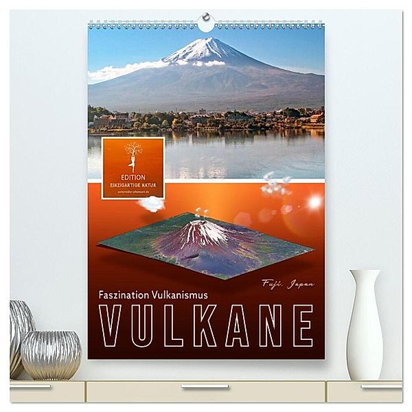 Vulkane - Faszination Vulkanismus (hochwertiger Premium Wandkalender 2024 DIN A2 hoch), Kunstdruck in Hochglanz, Peter Roder