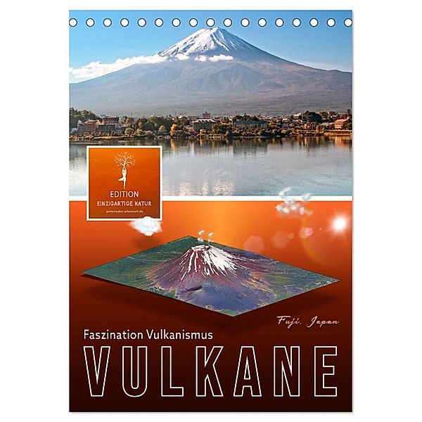 Vulkane - Faszination Vulkanismus (Tischkalender 2024 DIN A5 hoch), CALVENDO Monatskalender, Peter Roder