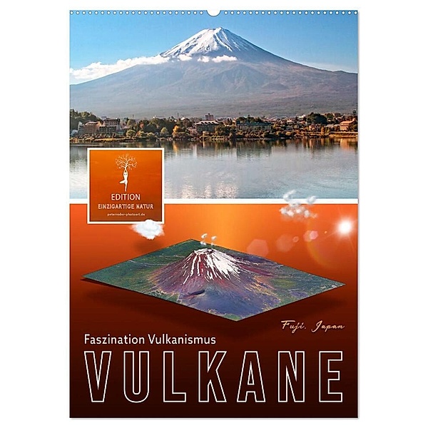 Vulkane - Faszination Vulkanismus (Wandkalender 2024 DIN A2 hoch), CALVENDO Monatskalender, Peter Roder