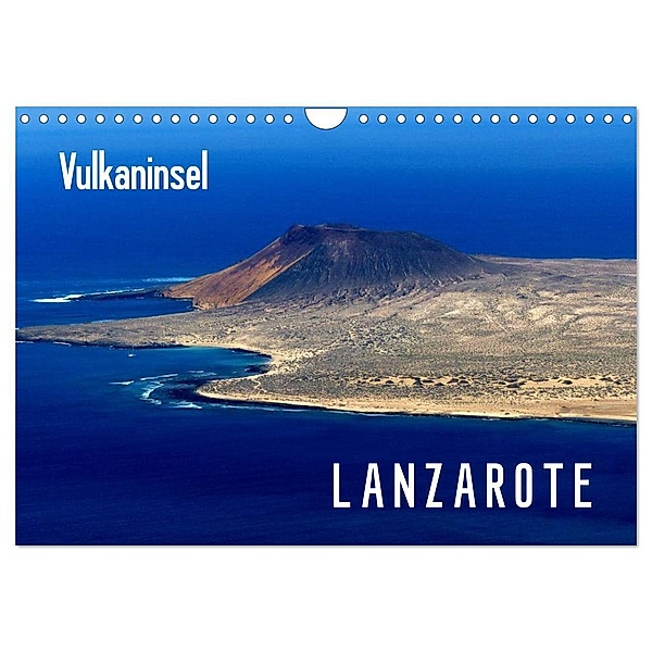 Vulkaninsel Lanzarote (Wandkalender 2024 DIN A4 quer), CALVENDO Monatskalender, Lucy M. Laube