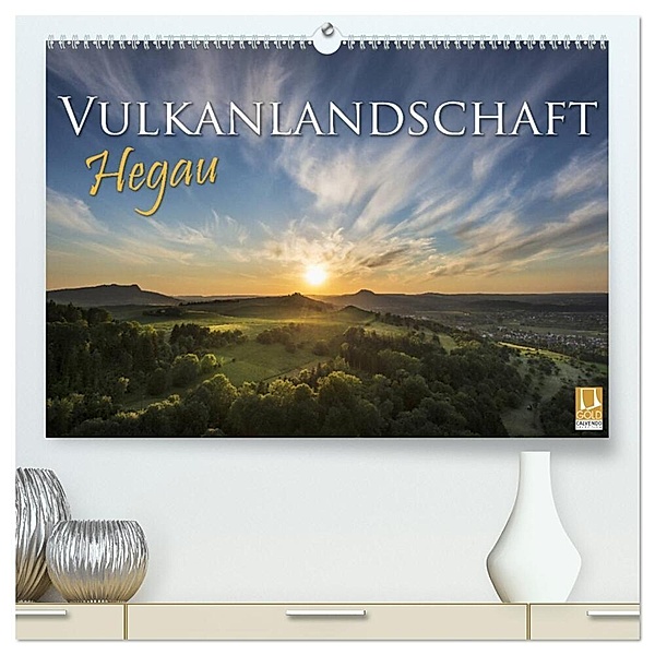 Vulkanlandschaft Hegau 2024 (hochwertiger Premium Wandkalender 2024 DIN A2 quer), Kunstdruck in Hochglanz, Markus Keller
