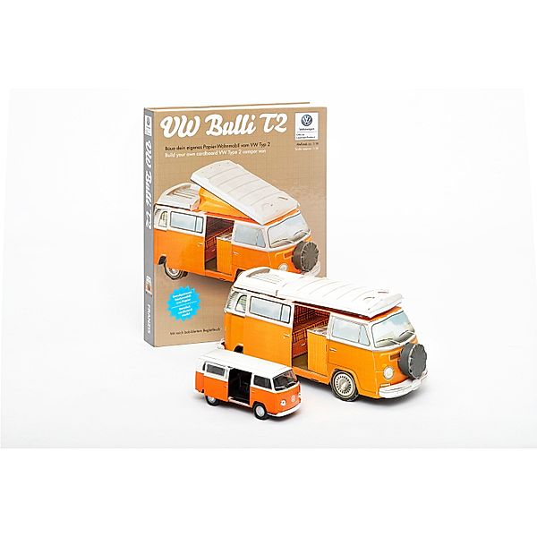 VW Bulli T2, mit Modellauto, Thomas Riegler