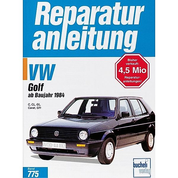 VW Golf 1,6/1,8 Liter (ab Baujahr 1984)